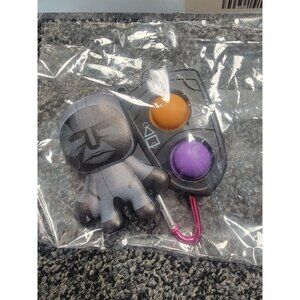 Squid Game Fidget Keychain Toy With Pop It & Character Figure